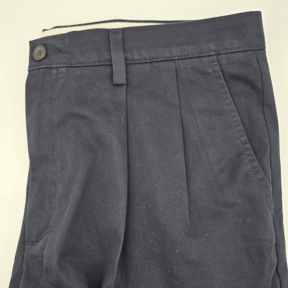 NWT Dockers Easy Khaki Cladsic Fit Pleated Wrinkle-Free Pants, Mens 36x30, Navy - Picture 7 of 16